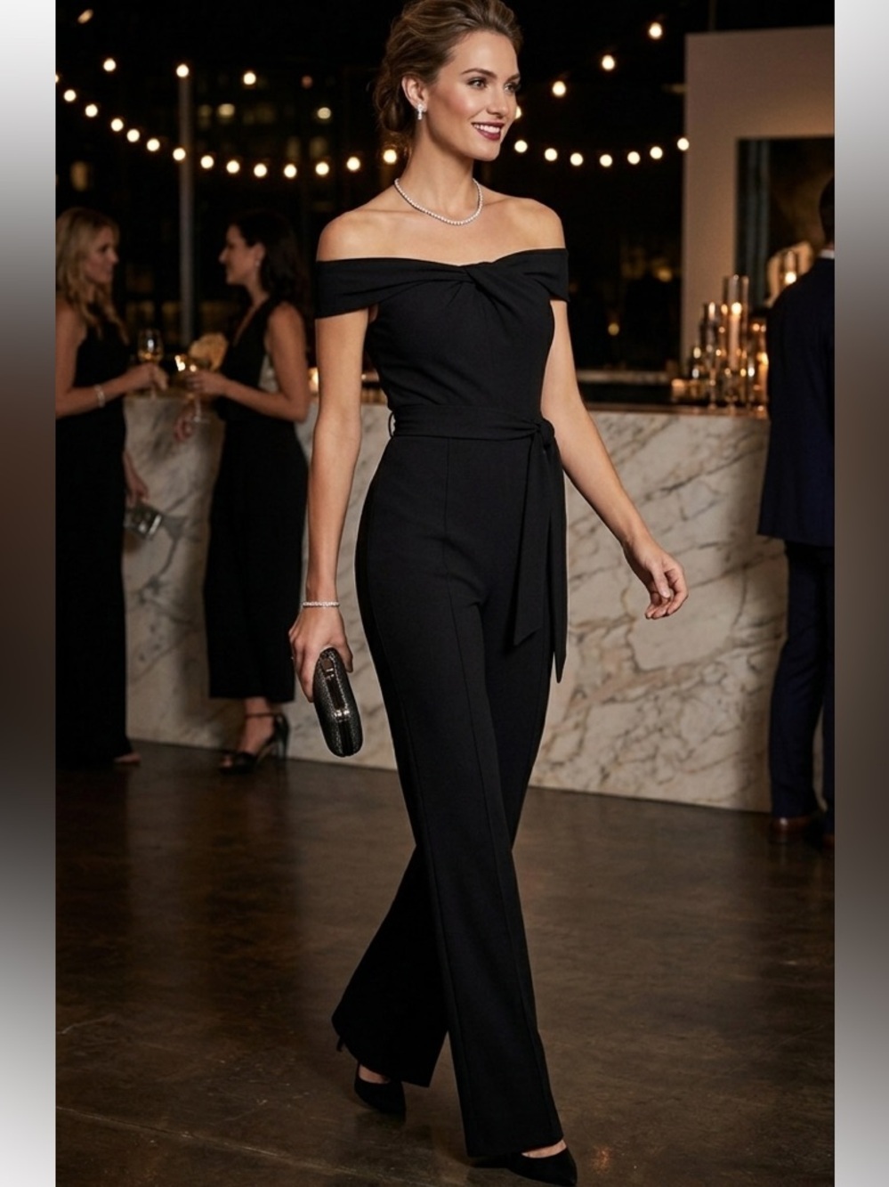 Bailey 44 | Revolve "Isabella" Black Ponte Jumpsuit